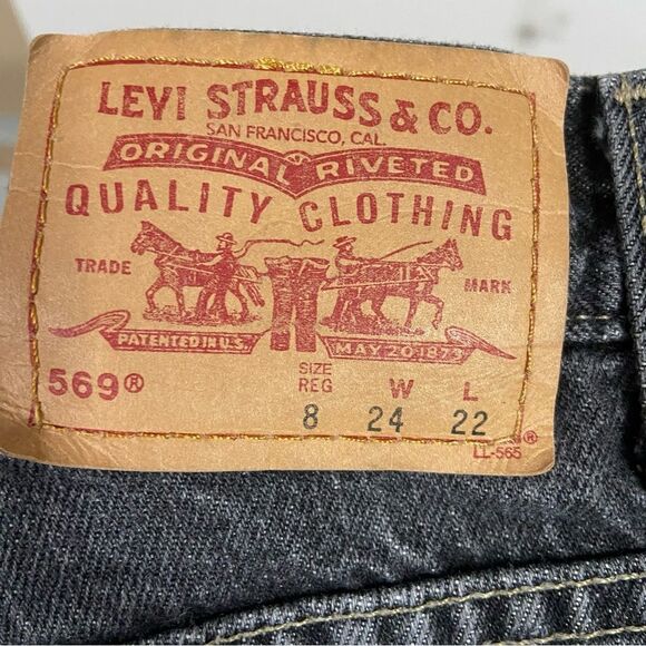 Levi’s 24x22 569 Loose Straight Leg Jeans - Picture 3 of 3